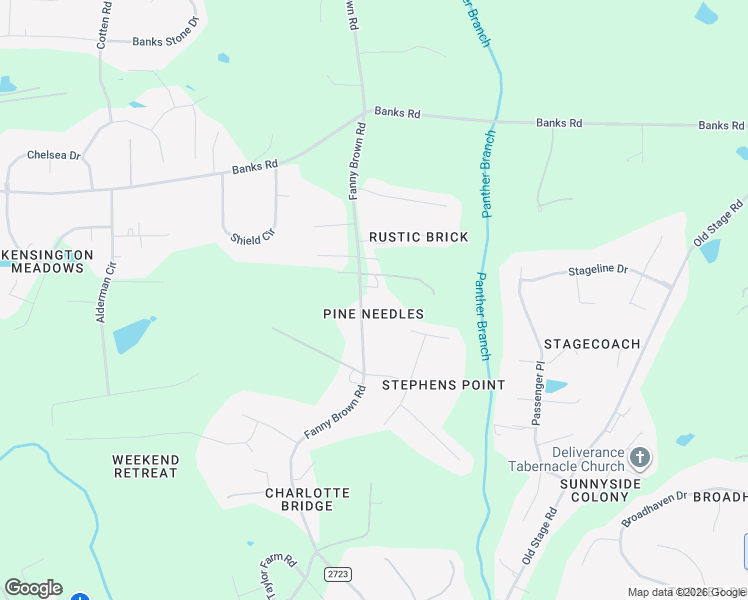 map of restaurants, bars, coffee shops, grocery stores, and more near 10325 Fanny Brown Road in Raleigh