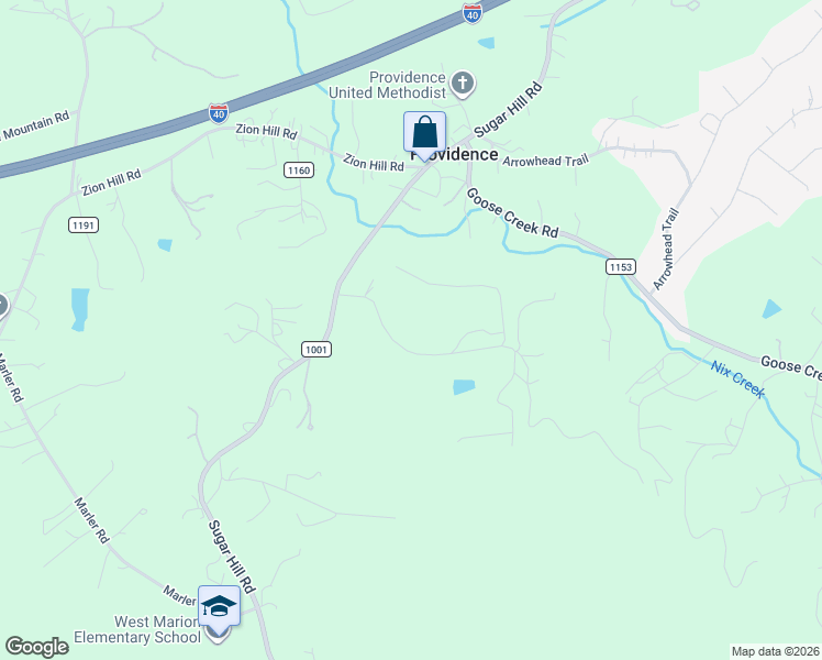 map of restaurants, bars, coffee shops, grocery stores, and more near 201 Wright Road in Marion