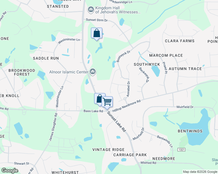 map of restaurants, bars, coffee shops, grocery stores, and more near 5188 Copain Cove in Fuquay-Varina