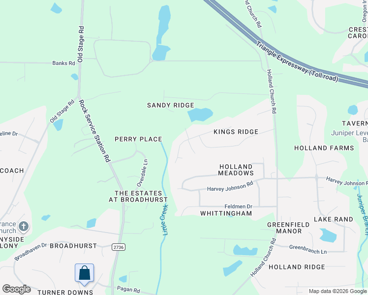 map of restaurants, bars, coffee shops, grocery stores, and more near 613 Grand Prince Lane in Raleigh