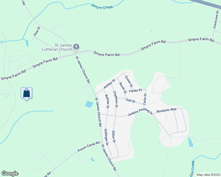 map of restaurants, bars, coffee shops, grocery stores, and more near 2143 Chatham Street in Newton
