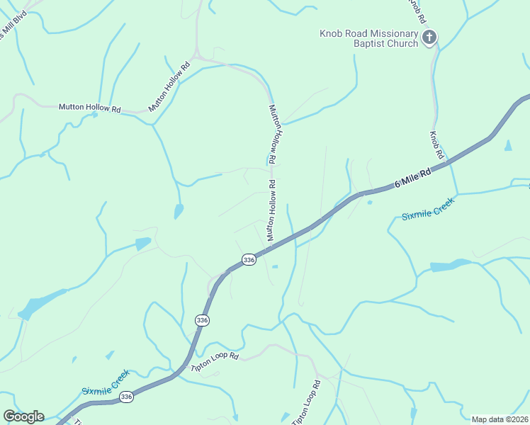 map of restaurants, bars, coffee shops, grocery stores, and more near 3327 Mutton Hollow Rd in Maryville