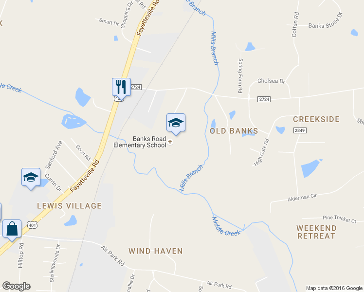 map of restaurants, bars, coffee shops, grocery stores, and more near 10226 Chambers Road in Raleigh