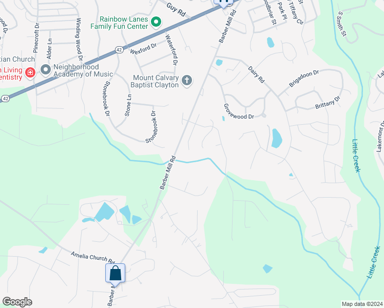 map of restaurants, bars, coffee shops, grocery stores, and more near 240 Mitchell Avenue in Clayton