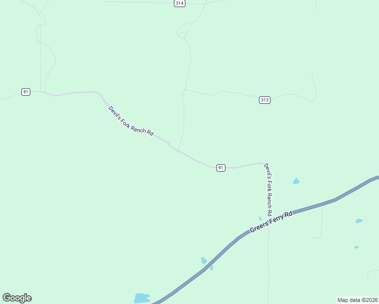 map of restaurants, bars, coffee shops, grocery stores, and more near 310 Devil's Fork Ranch Road in Drasco