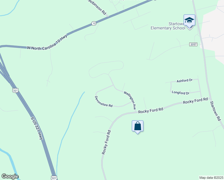 map of restaurants, bars, coffee shops, grocery stores, and more near 2934 Devonshire Road in Newton