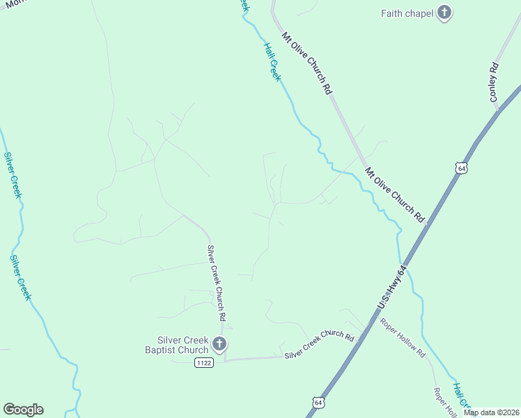 map of restaurants, bars, coffee shops, grocery stores, and more near 6535 Myers Hill in Morganton