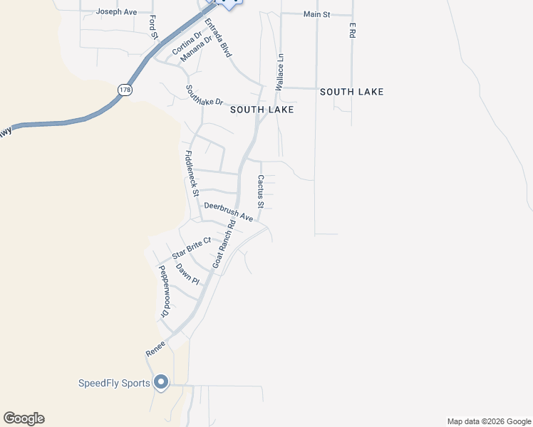 map of restaurants, bars, coffee shops, grocery stores, and more near 8700 Thistle Court in Lake Isabella
