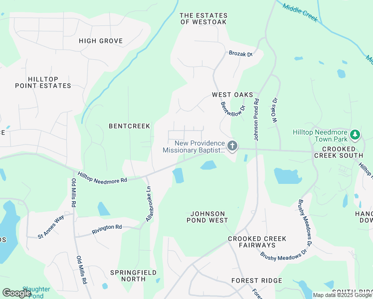 map of restaurants, bars, coffee shops, grocery stores, and more near 5729 Forest Branch Road in Fuquay-Varina