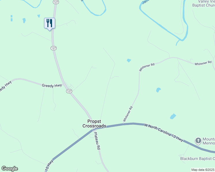 map of restaurants, bars, coffee shops, grocery stores, and more near Sigman Street in Catawba County