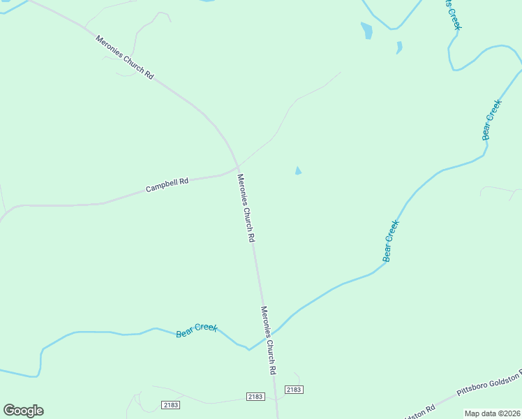 map of restaurants, bars, coffee shops, grocery stores, and more near 2371 Meronies Church Road in Bear Creek