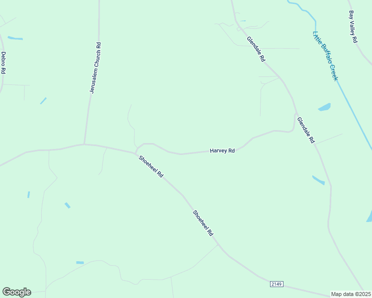 map of restaurants, bars, coffee shops, grocery stores, and more near 149 Harvey Road in Kenly