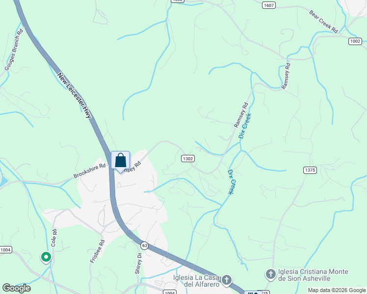 map of restaurants, bars, coffee shops, grocery stores, and more near 64 Ramsey Road in Asheville