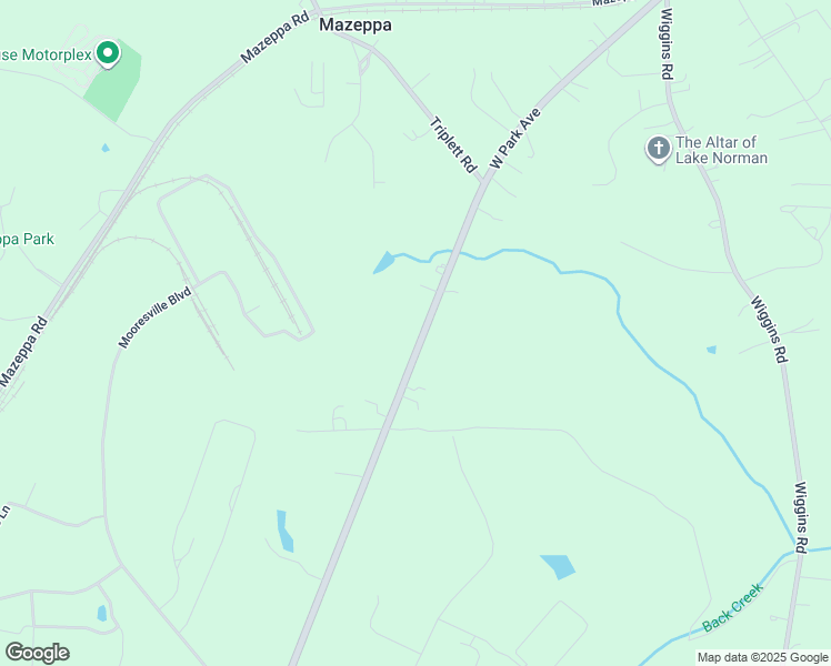 map of restaurants, bars, coffee shops, grocery stores, and more near 1367 Mount Ulla Highway in Mooresville