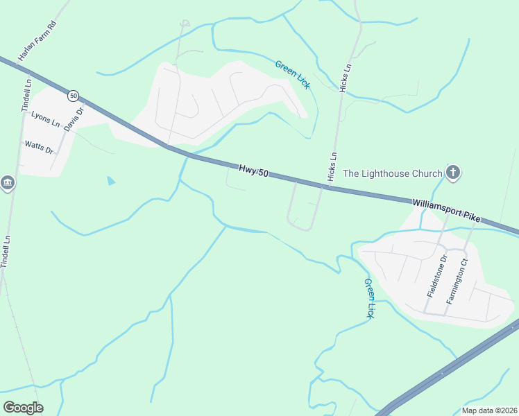 map of restaurants, bars, coffee shops, grocery stores, and more near 2119 Williamsport Pike in Columbia