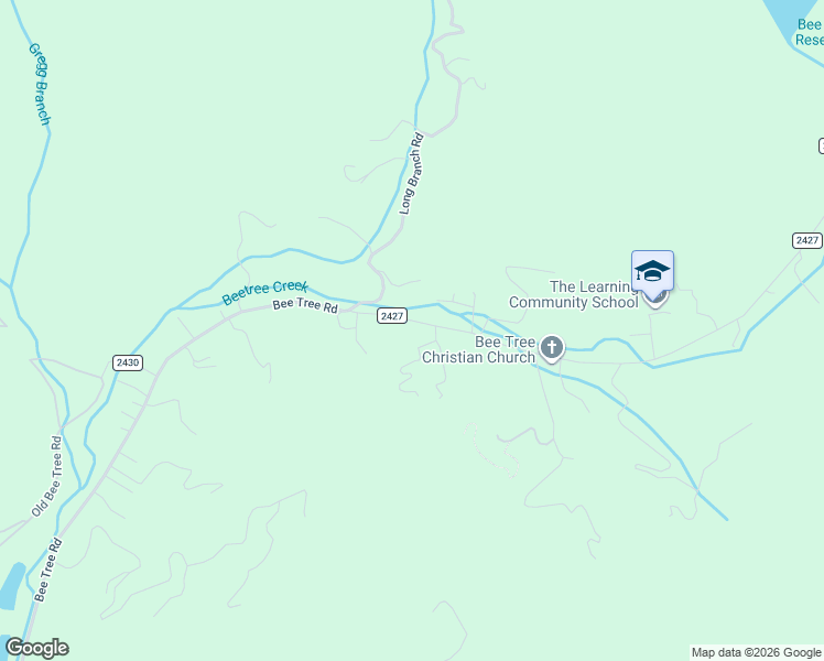 map of restaurants, bars, coffee shops, grocery stores, and more near 1127 Bee Tree Road in Swannanoa