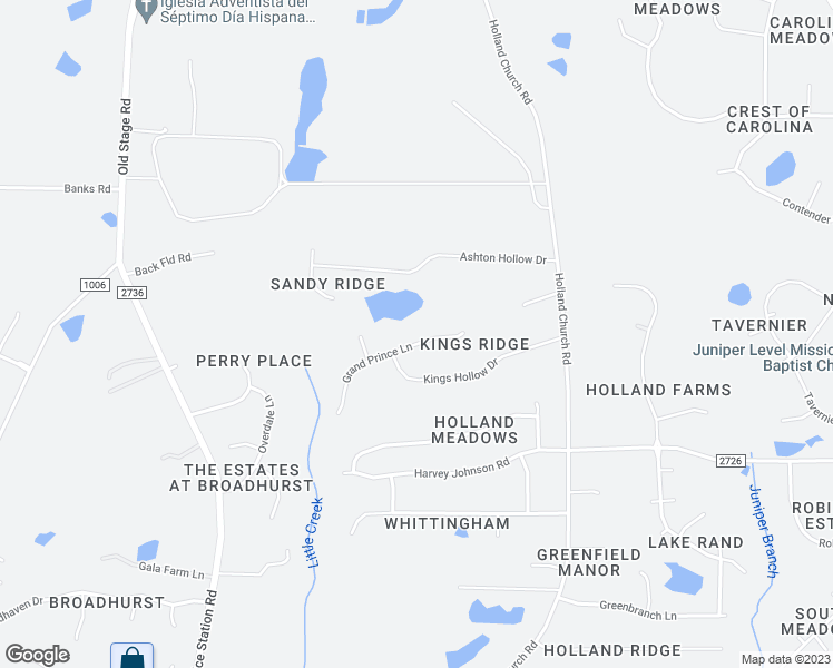 map of restaurants, bars, coffee shops, grocery stores, and more near 528 Grand Prince Lane in Raleigh