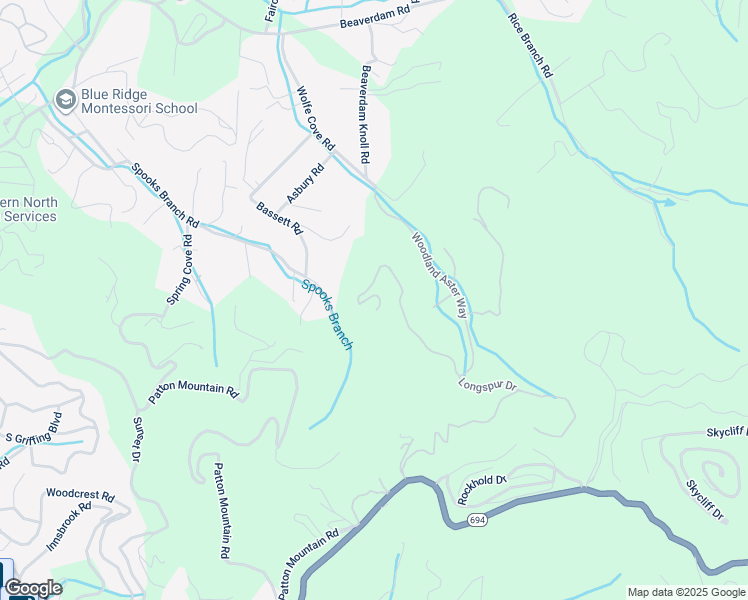 map of restaurants, bars, coffee shops, grocery stores, and more near 138 Longspur Lane Extension in Asheville