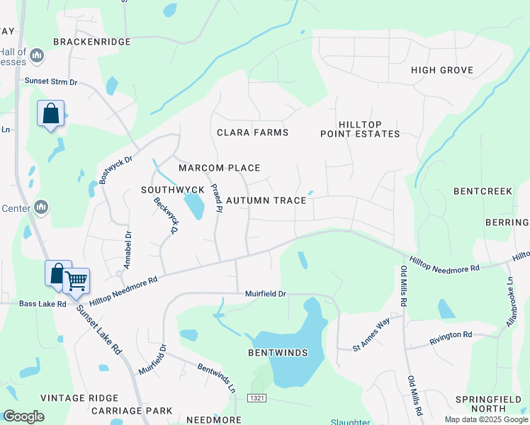 map of restaurants, bars, coffee shops, grocery stores, and more near 3904 Autumn Creek Drive in Fuquay-Varina