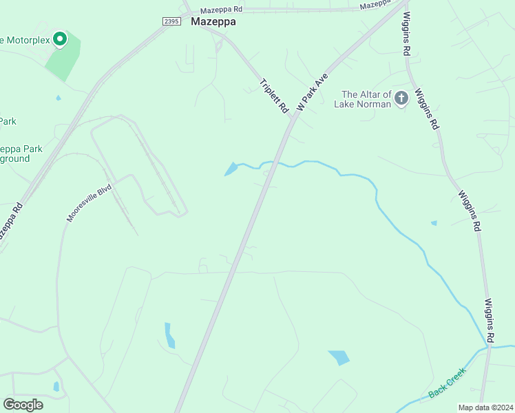map of restaurants, bars, coffee shops, grocery stores, and more near 1375 Mount Ulla Highway in Mooresville