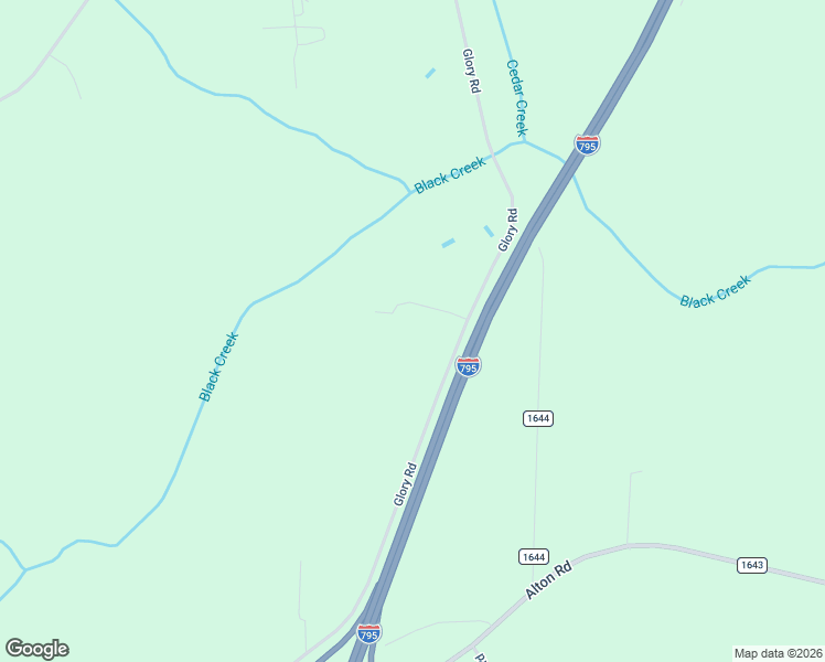 map of restaurants, bars, coffee shops, grocery stores, and more near 5930 Glory Road in Wilson