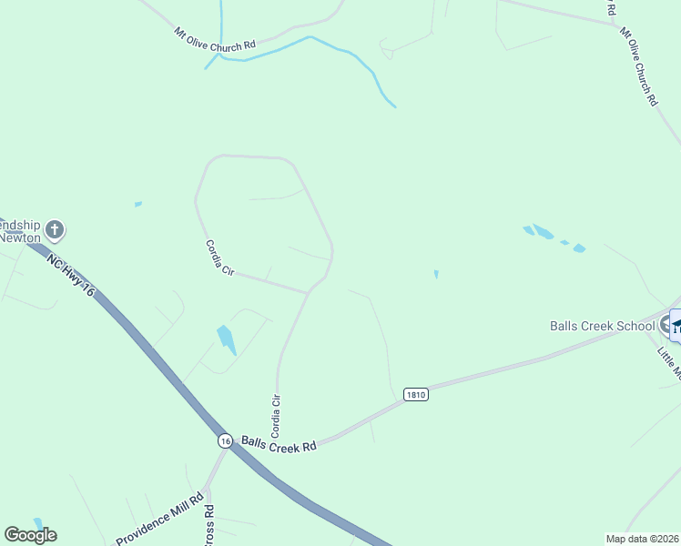 map of restaurants, bars, coffee shops, grocery stores, and more near 2116 Cordia Circle in Newton