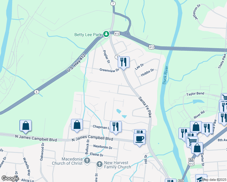 map of restaurants, bars, coffee shops, grocery stores, and more near 137 Morningside Lane in Columbia