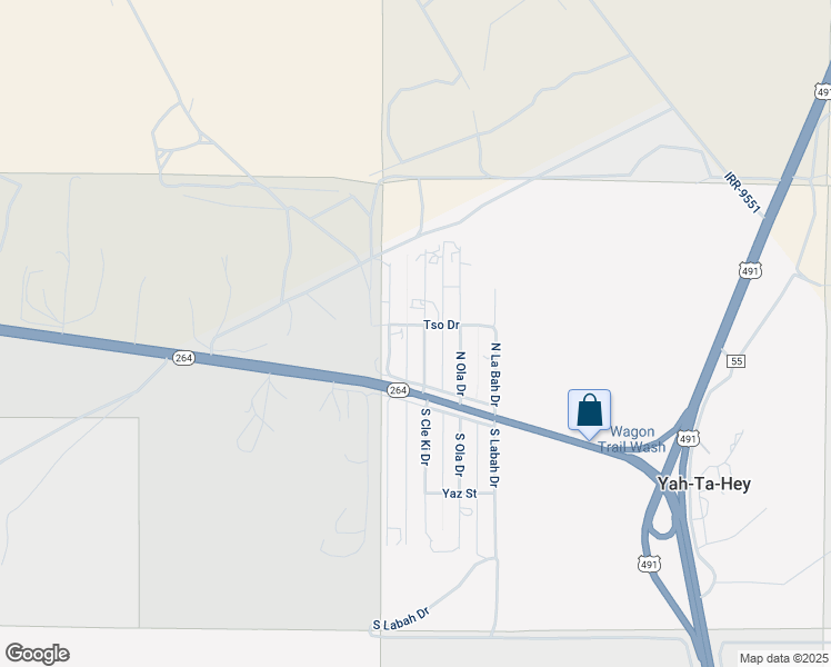 map of restaurants, bars, coffee shops, grocery stores, and more near 2-10 North La Chee Drive in Gallup