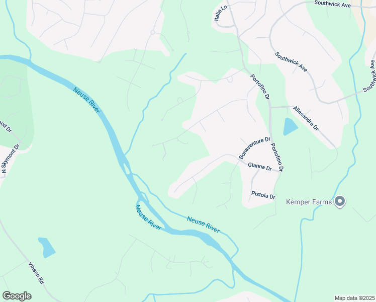 map of restaurants, bars, coffee shops, grocery stores, and more near 58 Arrezzo Drive in Clayton