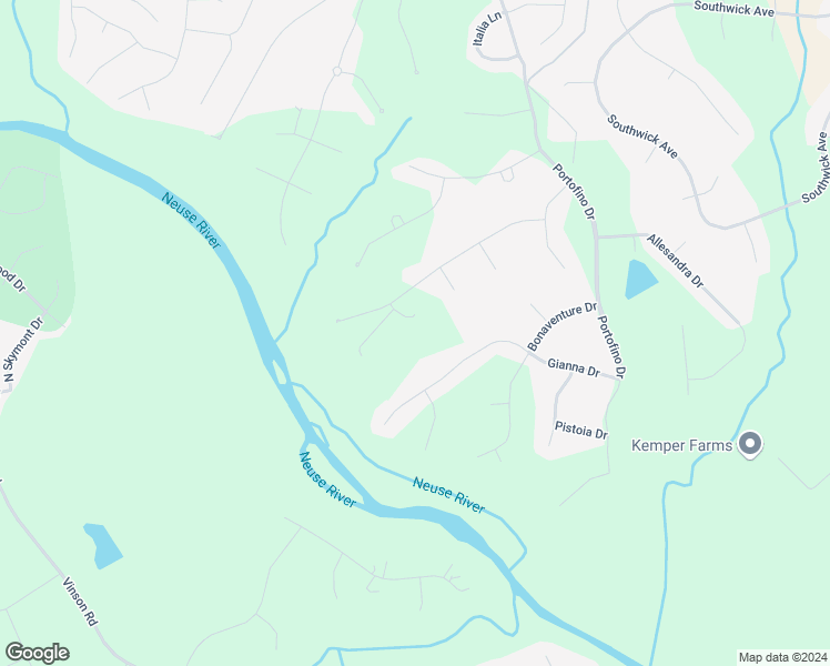 map of restaurants, bars, coffee shops, grocery stores, and more near 58 Arrezzo Drive in Clayton