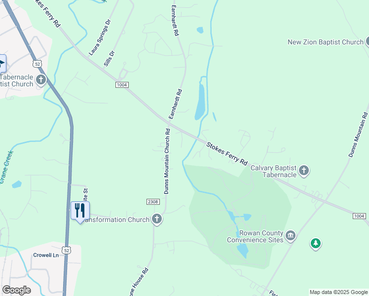 map of restaurants, bars, coffee shops, grocery stores, and more near 3145 Stokes Ferry Road in Salisbury