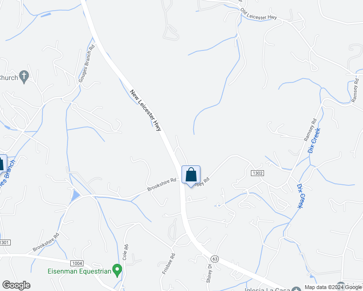 map of restaurants, bars, coffee shops, grocery stores, and more near 2263 New Leicester Highway in Asheville