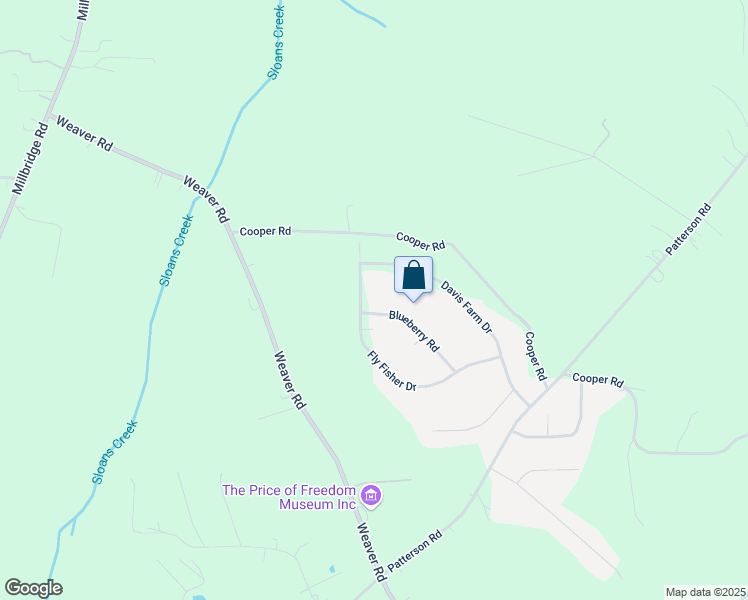 map of restaurants, bars, coffee shops, grocery stores, and more near 624 Fly Fisher Drive in Salisbury
