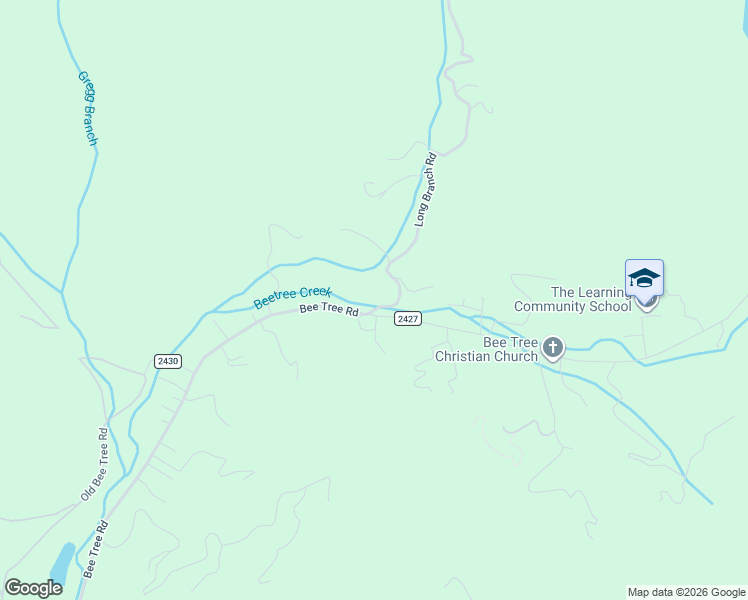 map of restaurants, bars, coffee shops, grocery stores, and more near 0 Long Branch Road in Swannanoa