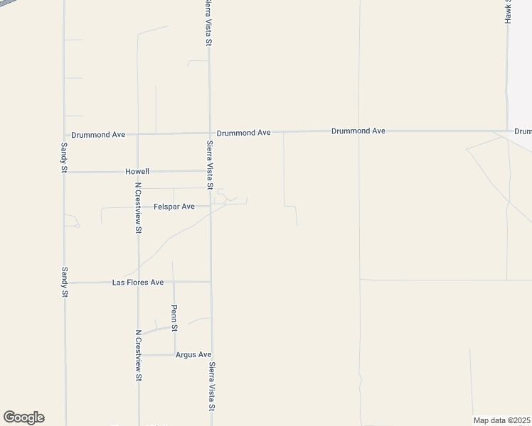 map of restaurants, bars, coffee shops, grocery stores, and more near Bull Run Street in Inyokern