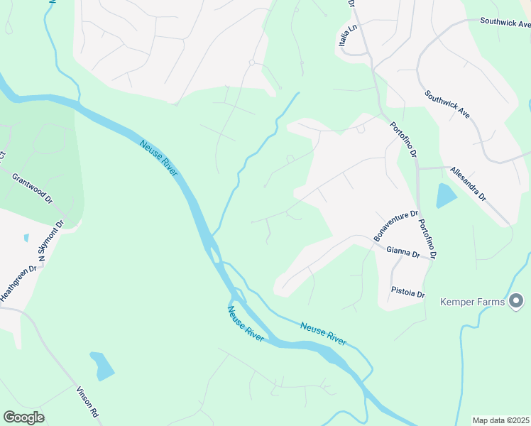 map of restaurants, bars, coffee shops, grocery stores, and more near 460 Bellini Drive in Clayton