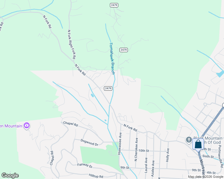 map of restaurants, bars, coffee shops, grocery stores, and more near 19 Walker Cove Road in Black Mountain