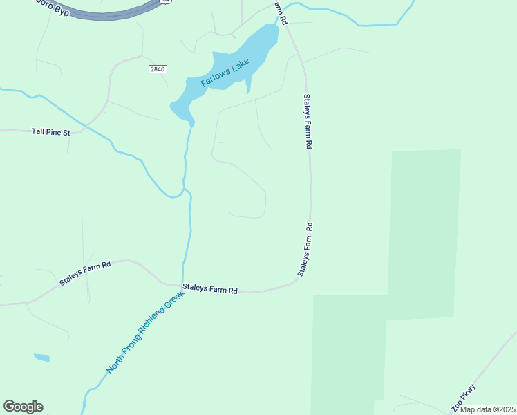 map of restaurants, bars, coffee shops, grocery stores, and more near 2386 South Lake Drive in Asheboro