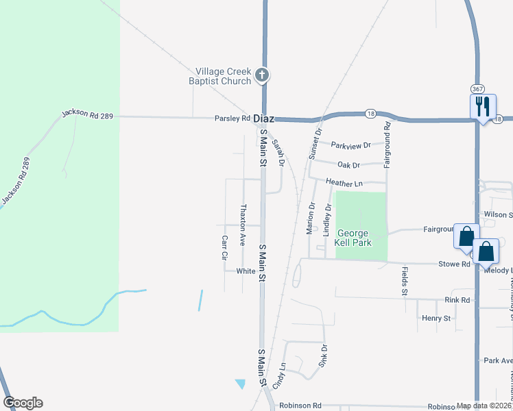 map of restaurants, bars, coffee shops, grocery stores, and more near 2806 Thaxton Avenue in Newport