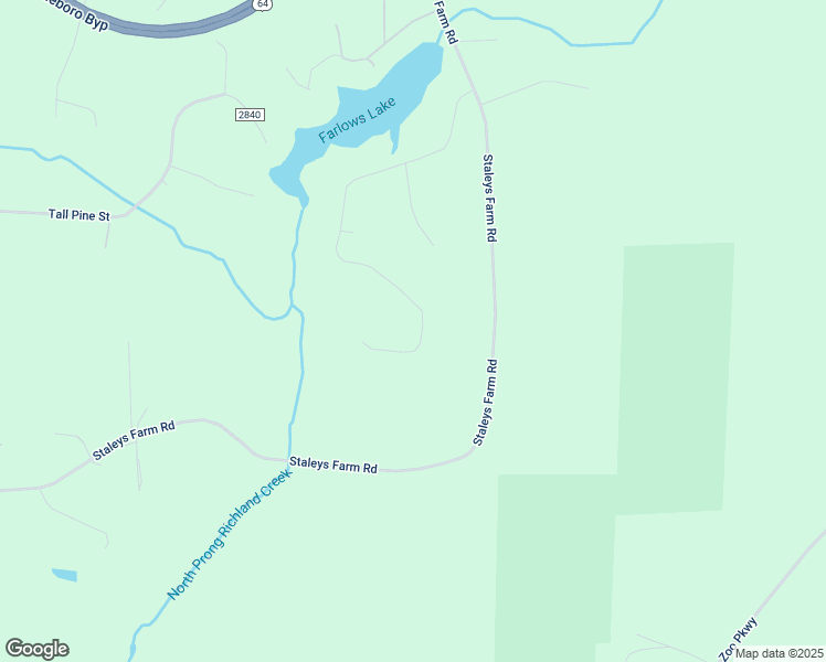 map of restaurants, bars, coffee shops, grocery stores, and more near 2386 South Lake Drive in Asheboro