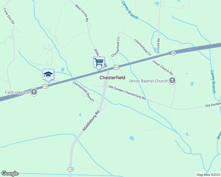 map of restaurants, bars, coffee shops, grocery stores, and more near 2-118 Old Darden Chesterfield Road in Lexington