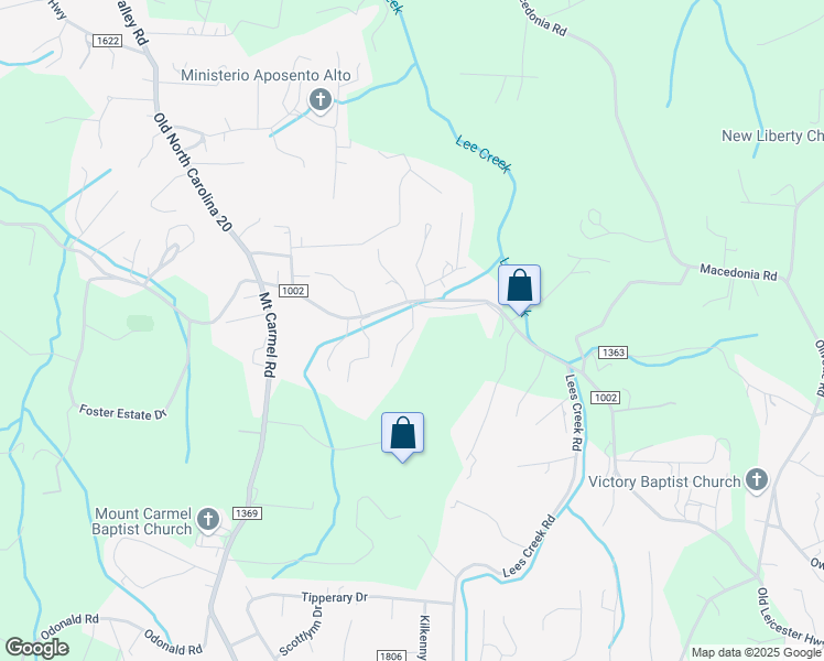 map of restaurants, bars, coffee shops, grocery stores, and more near 5 Crestview Court in Asheville
