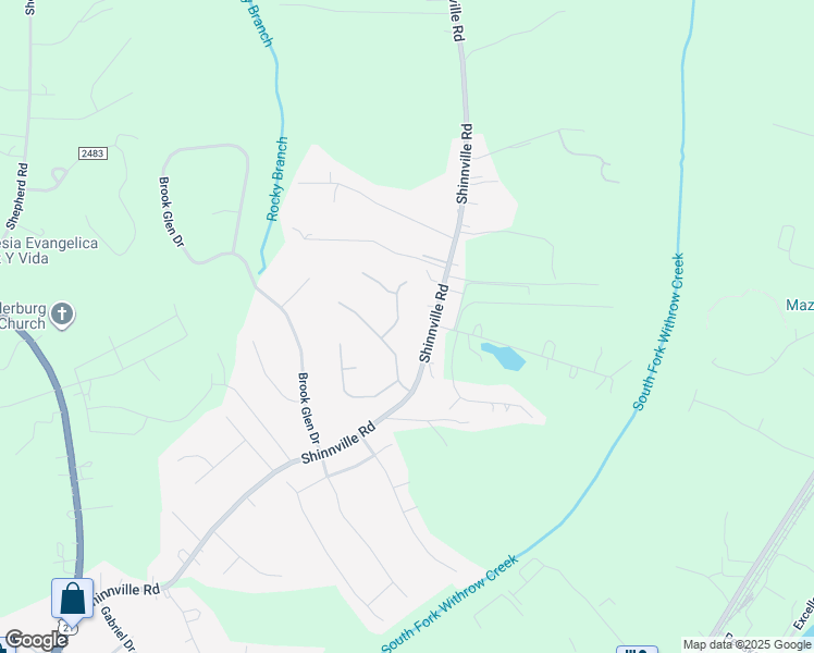 map of restaurants, bars, coffee shops, grocery stores, and more near 114 Stueben Drive in Mooresville