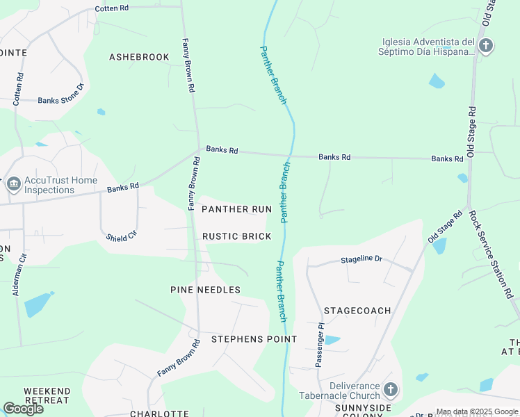 map of restaurants, bars, coffee shops, grocery stores, and more near 2704 Panther Drive in Raleigh