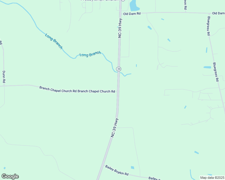 map of restaurants, bars, coffee shops, grocery stores, and more near 1637 Branch Chapel Church Road in Selma
