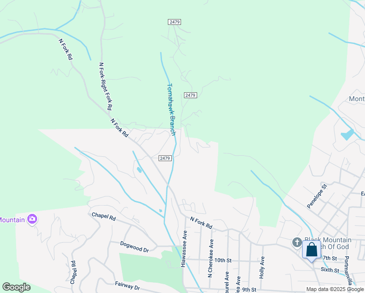 map of restaurants, bars, coffee shops, grocery stores, and more near 19 Walker Cove Road in Black Mountain