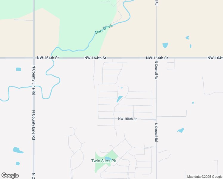map of restaurants, bars, coffee shops, grocery stores, and more near 8332 NW 161st Terrace in Oklahoma City