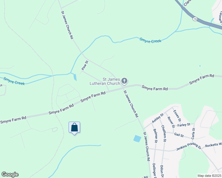 map of restaurants, bars, coffee shops, grocery stores, and more near 1612 Smyre Farm Road in Newton