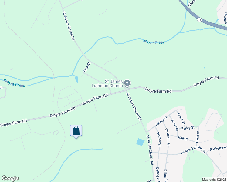 map of restaurants, bars, coffee shops, grocery stores, and more near 1612 Smyre Farm Road in Newton
