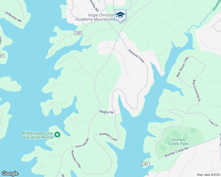 map of restaurants, bars, coffee shops, grocery stores, and more near 137 Trent Pines Drive in Mooresville